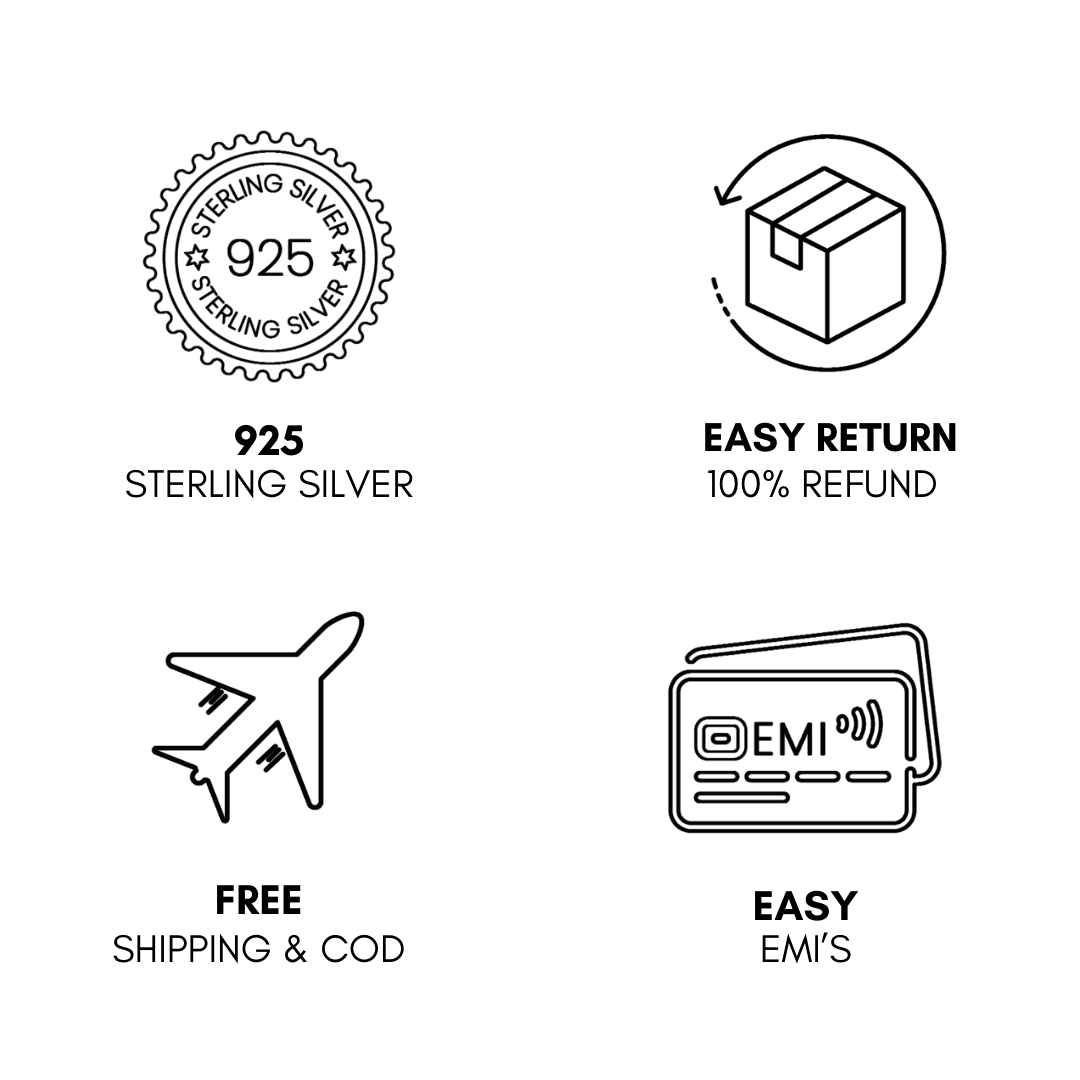 Silver Astral Square Stud Earrings