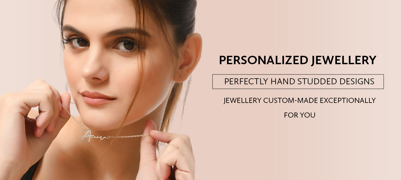 Customised Jewellery | Personalised Jewellery | Name Pendant Necklace | Script Necklace Online