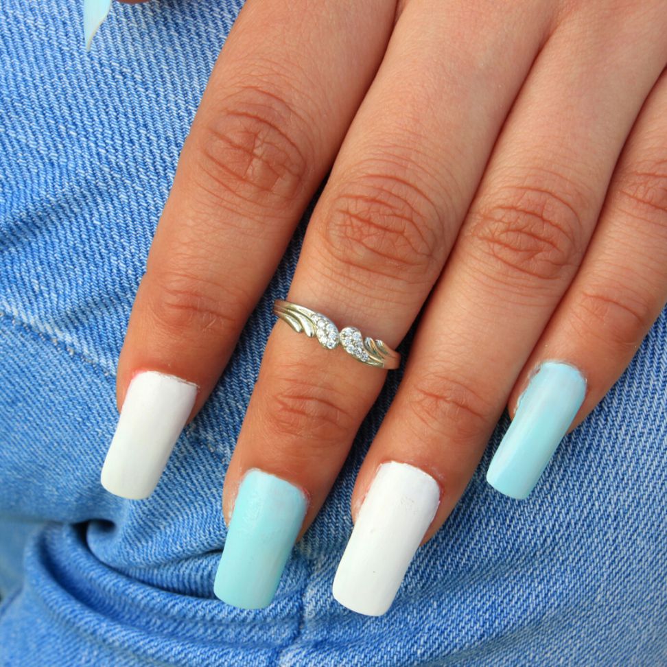 Silver Zircon Freedom Ring , silver ring