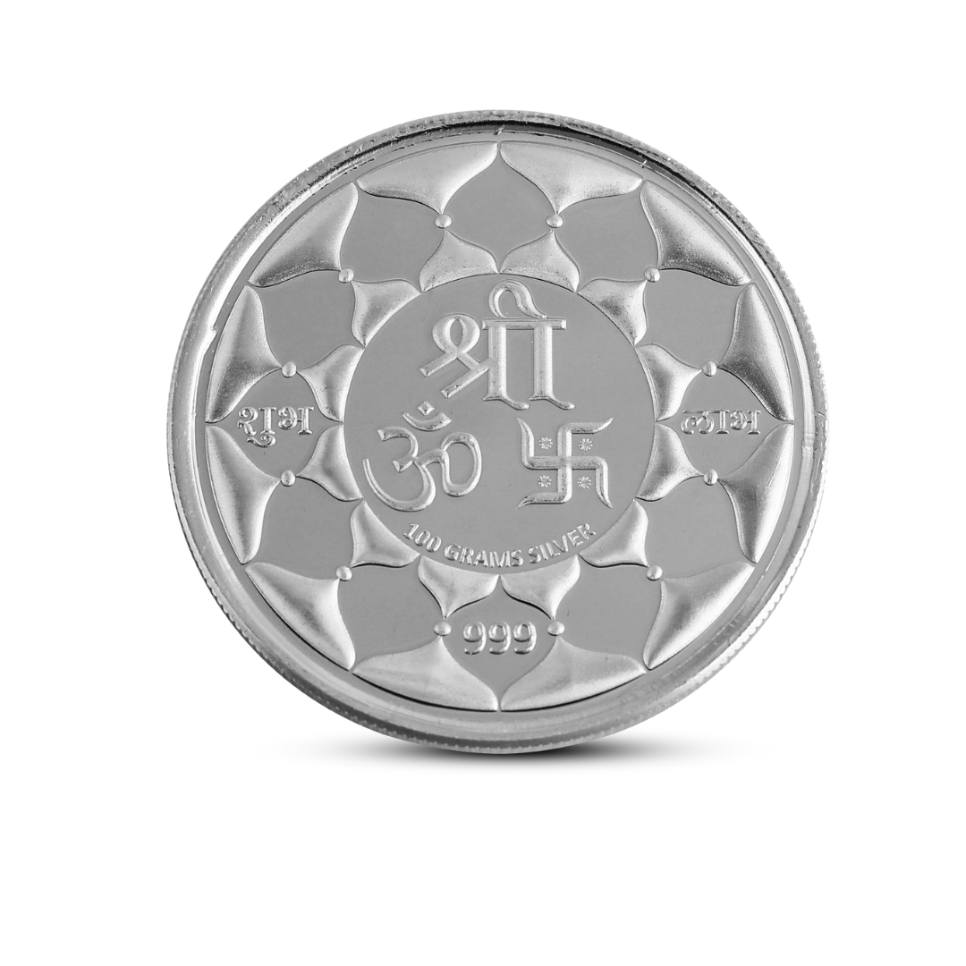 100 Gram Pure Silver Coin