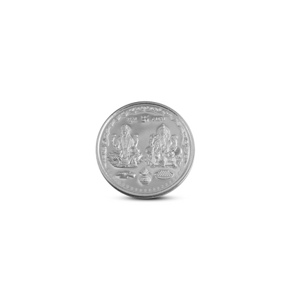 Lakshmi and Ganesh 5 Gram Silver Coin
