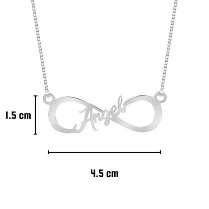 Infinity pendant necklace