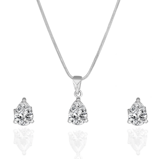 silver pendant set