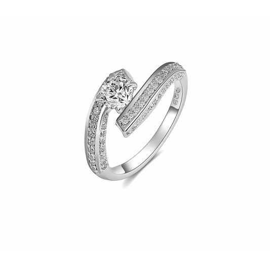 Silver Solitaire Sublime Ring , silver ring